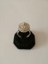 Сребърен пръстен - филигран - 950 сребро, снимка 1 - Пръстени - 30473055