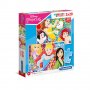 CLEMENTONI 2x20ч. Пъзел Disney Princess 24766, снимка 1 - Игри и пъзели - 31850687