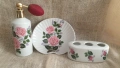 Порцеланов комплект от три части., снимка 2