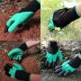  Градинарски ръкавици с „нокти“, снимка 1 - Други стоки за дома - 39972476