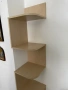 Многофункционален ъглов рафт с размери 32х32х168., снимка 2