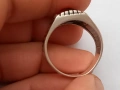 Четири броя мъжки сребърни пръстена, снимка 8