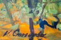 "Балканджийски пейзаж", худ. Ирена Стоянова, 2009 г., снимка 2