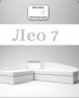 Комплект ъглови легла Лео 7 в бял гланц, снимка 1 - Спални и легла - 39418919