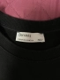 Bershka oversized неватирана блуза с ефектни щампи, размер ХS, черна/многоцветна, снимка 8