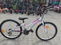 SPRINT Алуминиев велосипед 24" Velotec Adventure розов, снимка 2