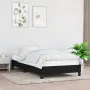 vidaXL Рамка за легло без матрак, Черно, 90x190 см, плат, снимка 2