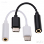 AUX кабел за музика 3.5 F / Type-C M , снимка 1 - USB кабели - 36518845