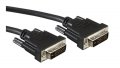 Кабел DVI - DVI Dual Link Digital One SP01212 Черен, 2м DVI-D to DVI - D Dual Link