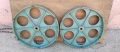 2 пластмасови колела с размери:ф32/6см, снимка 3