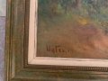 ИВАН ГЕЦОВ масло пейзаж около 1945-50 г., снимка 3