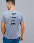 Nike Running Miler Tech T-Shirt - страхотна мъжка тениска-КАТО НОВА , снимка 1 - Тениски - 30200457