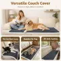 LOOBANI Pet Sofa Cover 2/3/4 Seater – теди плътен протектор за диван против косми, драскотини и, снимка 4