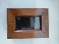 Стара дървена кутия 16.5 х 12 h 7.5 см. , снимка 4
