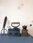 Автентични шивашка ютия, ножица, кафемелачка, снимка 8
