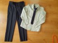 Детски комплект панталон, риза и вратовръзка
