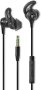 Слушалки високо качество - Nedis Sport Headphones, Wired, in-Ear, 1.2 m Cable, Black