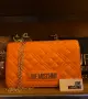 Чанта LOVE MOSCHINO оранжева, снимка 1