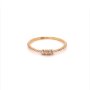 Златен дамски пръстен 0,94гр. размер:56 14кр. проба:585 модел:20163-6, снимка 1 - Пръстени - 42625308