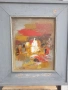 стара картина Масло на фазер , снимка 2