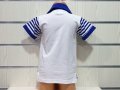 Нова детска спортно-елегантна блуза в бяло с яка от 1 годинка до 8 години, снимка 5