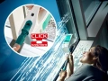 Стъклочистачка Leifheit Dry& Clean, aвтономия 38 минути 2 години гаранция, снимка 3