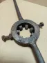 Стар Голям Върток С Голяма Плашка За Резби Резба., снимка 5