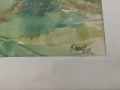 ПЕТЪР НЕНОВ акварел/пейзаж, снимка 2