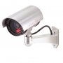 Фалшива охранителна камера Dummy IR Camera + LED светлина , Сива, снимка 1 - Други - 29890864