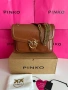 Дамска чанта за рамо PINKO LOVE ONE BIG кафяв цвят, снимка 1