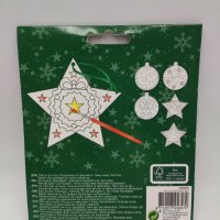 Christmas коледна играчка за боядиване Suncatcher, снимка 2 - Декорация за дома - 42838896