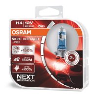 Халогенни крушки OSRAM NIGHT BREAKER LASER+150% H1,H3,H4,H7,H8,H11... K-T/2бр./, снимка 4 - Части - 31755297