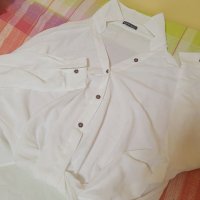 Бяла риза Shein, снимка 1 - Ризи - 37126857