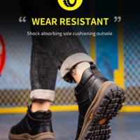 Pаботни Обувки с Метално Предпазно Бомбе,Кевларена Подметка, S3,8886, снимка 3 - Други - 38100786