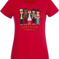 Дамска Тениска Stranger Things 3,Филм,Сериал,, снимка 4 - Тениски - 37314638