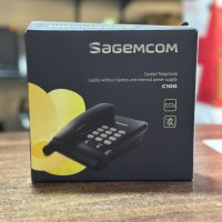 Стационарен телефон Sagemcom C100, снимка 1 - Стационарни телефони и факсове - 44325119