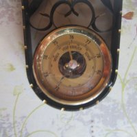 Уникален барометър с термометър кован бронз, снимка 3 - Други - 30190450