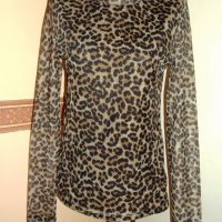 Only, Леопардов принт, Размер М. Код 1109, снимка 1 - Блузи с дълъг ръкав и пуловери - 29433610
