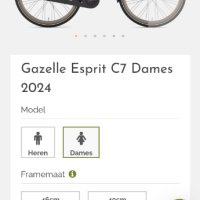 Gazelle Esprit C7 2024, снимка 1 - Велосипеди - 44255778