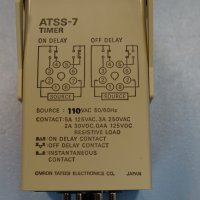 реле време Omron ATSS-7 OFF 150s 110VAC relay pneumatic timer , снимка 5 - Резервни части за машини - 37672172