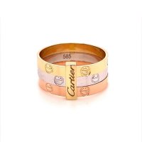Златен дамски пръстен Cartier 5,81гр. размер:56 14кр. проба:585 модел:16393-5, снимка 1 - Пръстени - 40770082