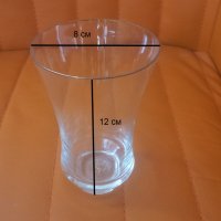 Ретро водни чаши калиево стъкло в кашон, снимка 2 - Чаши - 30691910