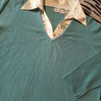 Маркова Блузка с коприна, снимка 2 - Блузи с дълъг ръкав и пуловери - 31719267