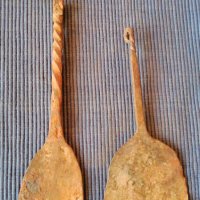 Огрибки,лопатки стара ръчна изработка от различни майстори-ковачи., снимка 3 - Антикварни и старинни предмети - 40220639