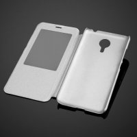 MEIZU MX5 Flip case white - Кожен калъф в бял цвят, снимка 4 - Калъфи, кейсове - 31810399
