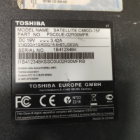 Лаптоп Toshiba Satellite C660D-15F, снимка 5 - Части за лаптопи - 44774431