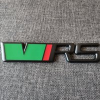 Skoda VRS шкода ВРС емблеми надписи зелено с черно, снимка 1 - Аксесоари и консумативи - 38789801