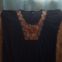 Дамска блуза марка H&M с бродерия, снимка 5 - Тениски - 29566479