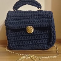 Дамска плетена чанта, снимка 5 - Чанти - 40683914