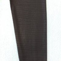 Дълъг клин еластичен черен релефен луксозен принт- като змийска кожа , снимка 11 - Клинове - 37246300